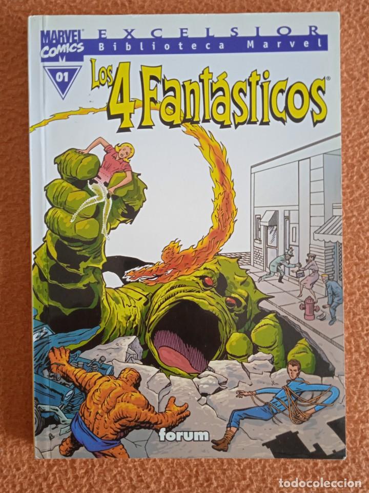 C&oacute;mics: BIBLIOTECA MARVEL LOS 4 FANTASTICOS 01 FORUM - Foto 1