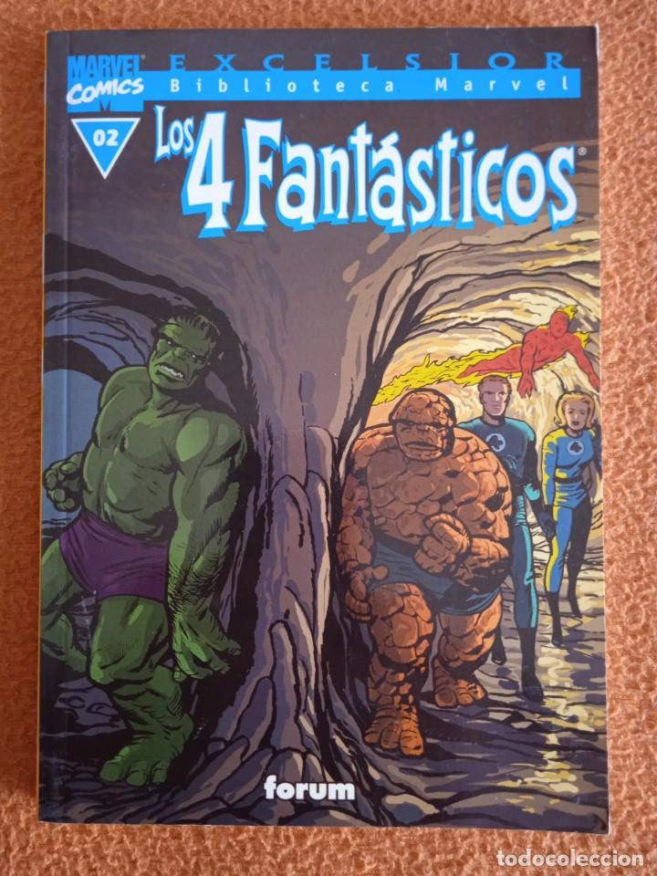 C&oacute;mics: BIBLIOTECA MARVEL LOS 4 FANTASTICOS 02 FORUM - Foto 1