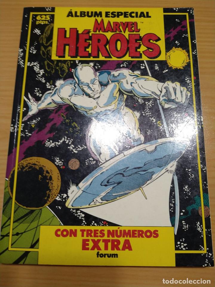 C&oacute;mics: MARVEL HEROES ALBUM ESPECIAL CON TRES NUMEROS EXTRA MUY BUEN ESTADO