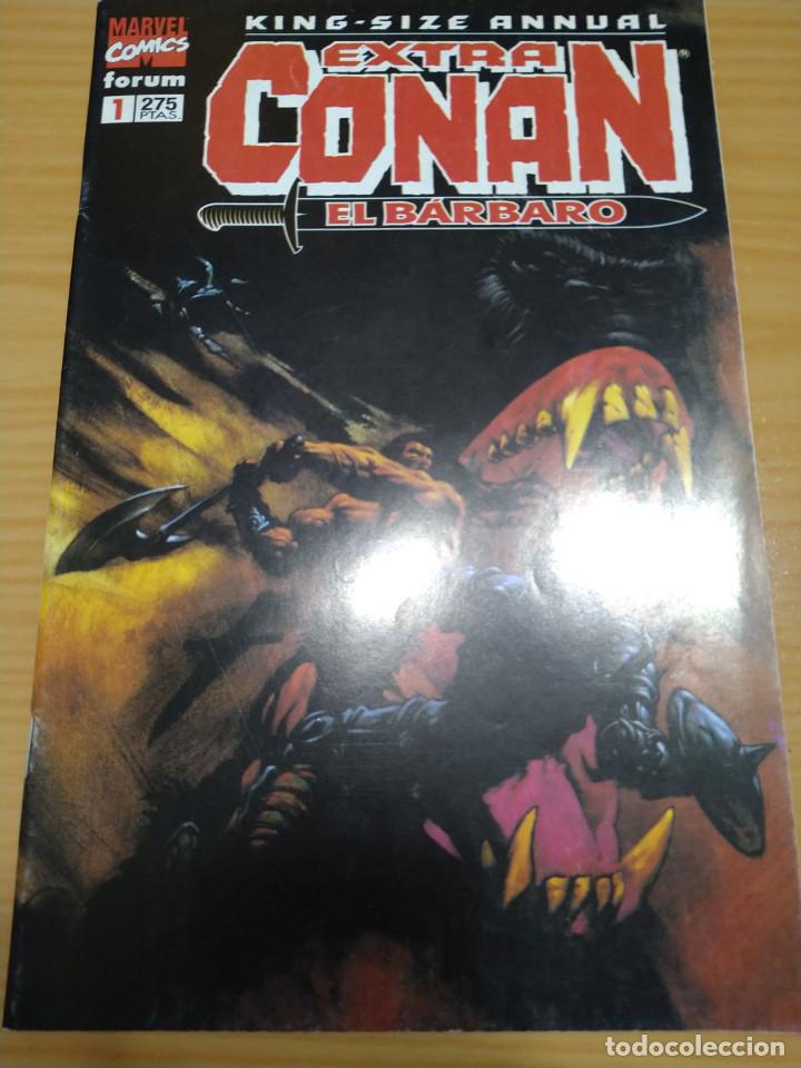 C&oacute;mics: KING-SIZE ANNUAL EXTRA CONAN EL BARBARO N&ordm; 1 FORUM - Foto 1