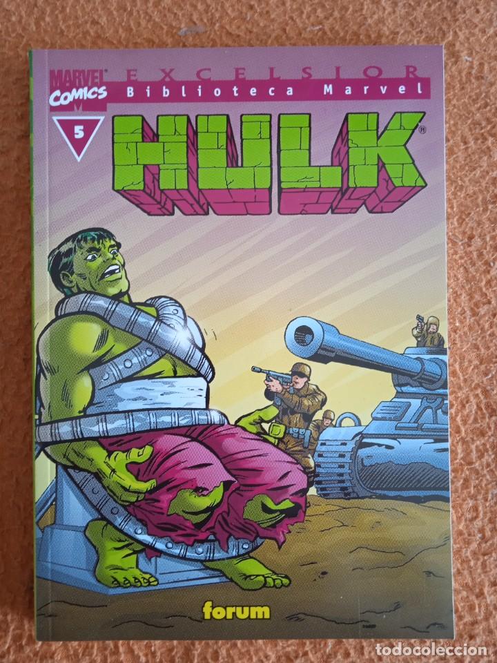 C&oacute;mics: BIBLIOTECA MARVEL EXCELSIOR-HULK 5-FORUM - Foto 1
