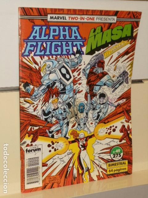 C&oacute;mics: ALPHA FLIGHT VOL. 1 N&ordm; 49 MARVEL TWO IN ONE ALPHA FLIGHT Y LA MASA - FORUM - Foto 1