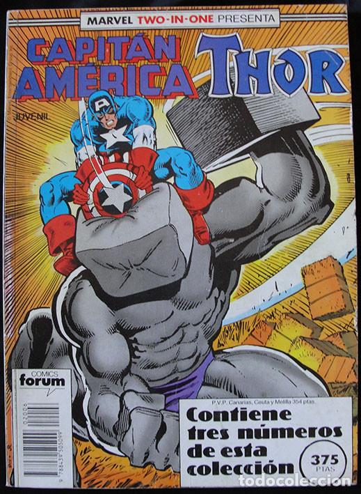 C&oacute;mics: CAPITAN AMERICA - THOR - N. 51, 52, 53 -COMICS FORUM - MARVEL - JUVENIL - - Foto 1