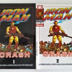 Cómics: IRON MAN CRASH COMPLETA 2 NºS (EPIC PRESENT # 7 Y 8) ~ MARVEL / FORUM (1992) **EXCELENTE ESTADO**. Lote 270972523
