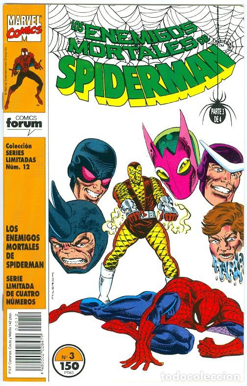 C&oacute;mics: Planeta. Series limitadas. 12. Enemigos mortales Spiderman.