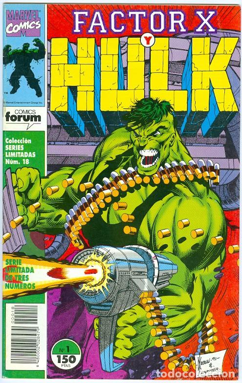 C&oacute;mics: Planeta. Series limitadas. 18. Factor X y Hulk. - Foto 1