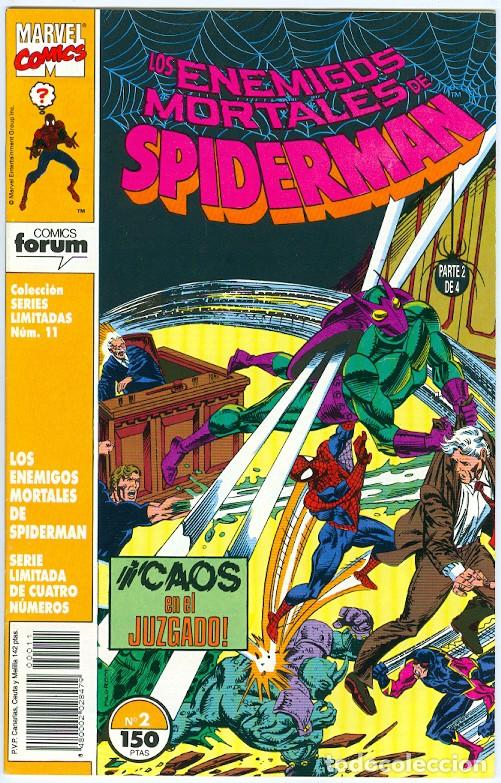 C&oacute;mics: Planeta. Series limitadas. 11. Enemigos mortales Spiderman.