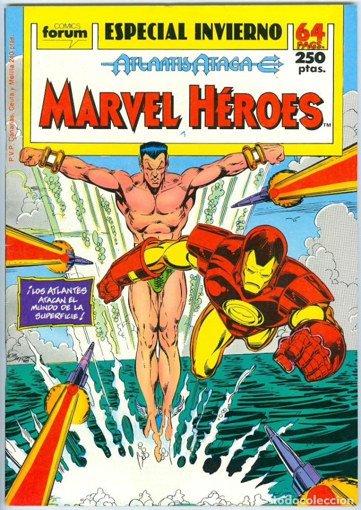 Comics: Planeta. Forum. Marvel h&eacute;roes. Especial invierno. 1989.
