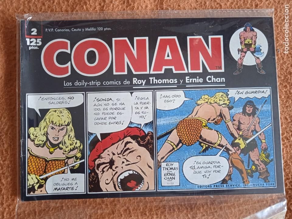 C&oacute;mics: CONAN LAS DAILY STRIP COMICS DE ROY THOMAS Y JOHN BUSCEMA 2 FORUM - Foto 1