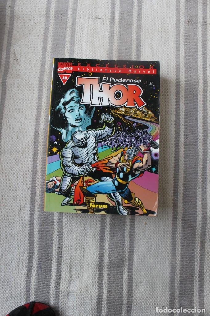 C&oacute;mics: BIBLIOTECA MARVEL EL PODEROSO THOR N&ordm; 28: LA CIUDAD DE LOS DIOSES ESPACIALES; FORUM - Foto 1