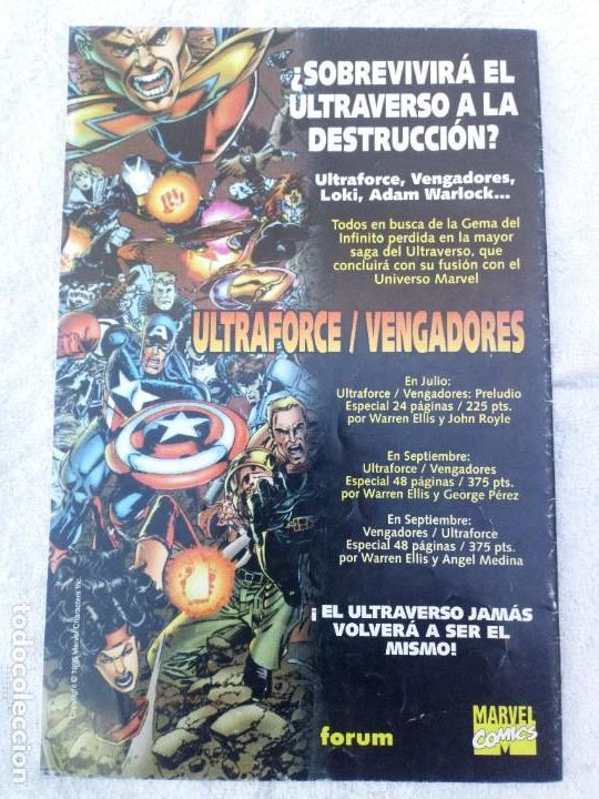 C&oacute;mics: Los Vengadores Vol.2 N&ordm; 4 FORUM. - Foto 2