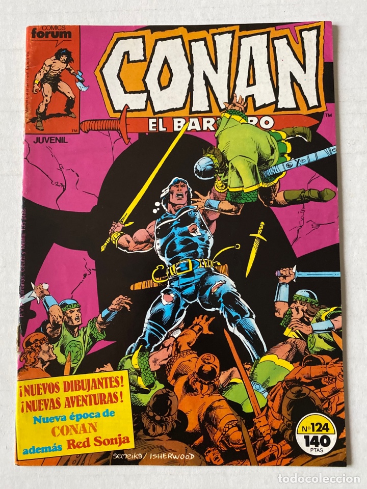 C&oacute;mics: CONAN EL B&Aacute;RBARO Vol1 #124 F&Ograve;RUM 1&ordf; edici&oacute;n - Foto 1