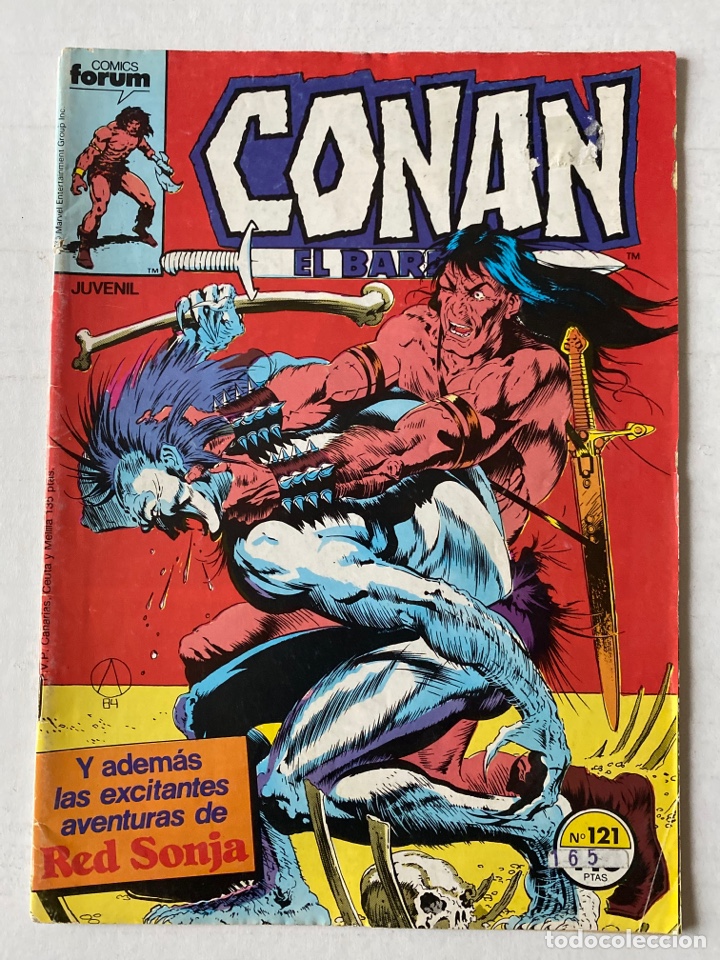 C&oacute;mics: CONAN EL B&Aacute;RBARO Vol1 #121 F&Ograve;RUM 1&ordf; edici&oacute;n - Foto 1
