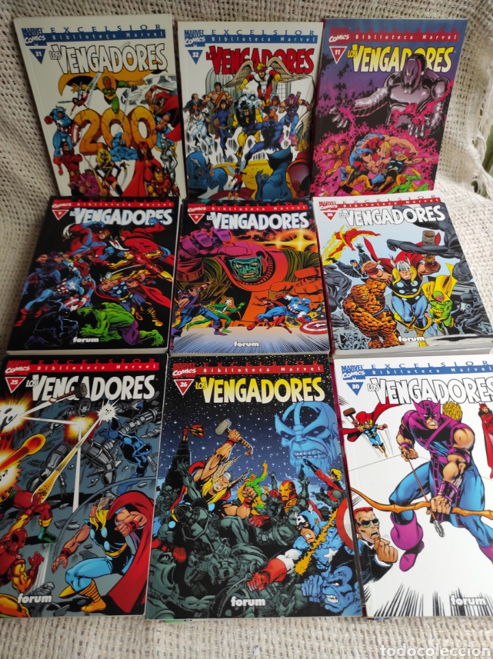 C&oacute;mics: LOS VENGADORES - EXCELSIOR BIBLIOTECA MARVEL - COMPLETA EN 32 EJEMPLARES - Foto 1