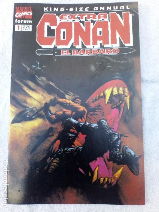 C&oacute;mics: CONAN EL B&Aacute;RBARO EXTRA N&ordm; 1 KING SIZE ANNUAL FORUM - Foto 1