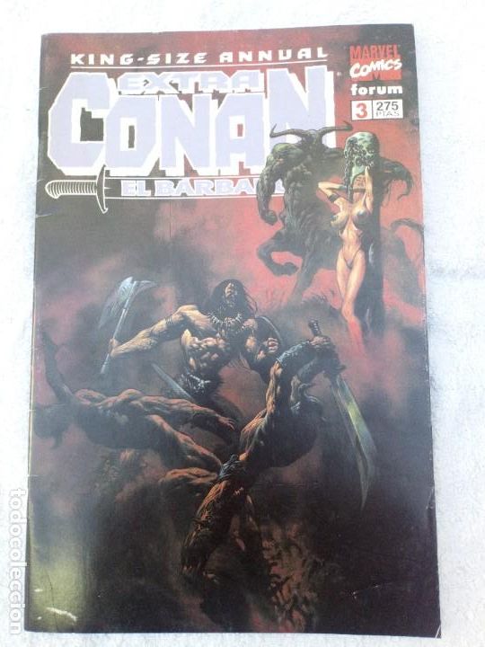 C&oacute;mics: CONAN EL B&Aacute;RBARO EXTRA N&ordm; 3 KING SIZE ANNUAL FORUM - Foto 1