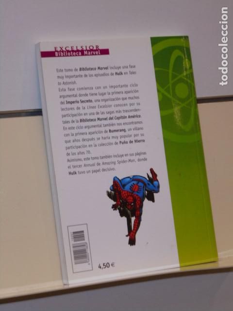 C&oacute;mics: BIBLIOTECA MARVEL EXCELSIOR HULK N&ordm; 7 - FORUM - Foto 2