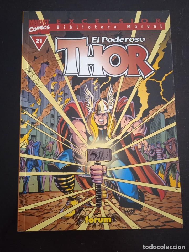 C&oacute;mics: EXCELSIOR BIBLIOTECA MARVEL THOR EL PODEROSO 21 FORUM - Foto 1