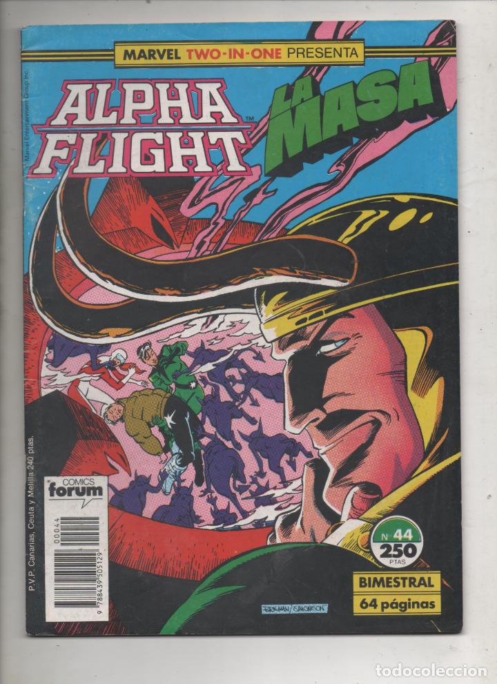 C&oacute;mics: MARVEL TWO-IN-ONE PRESENTA ALPHA FLIGHT Y LA MASA VOL. 1 N&ordm; 44 - FORUM -B5 - Foto 1