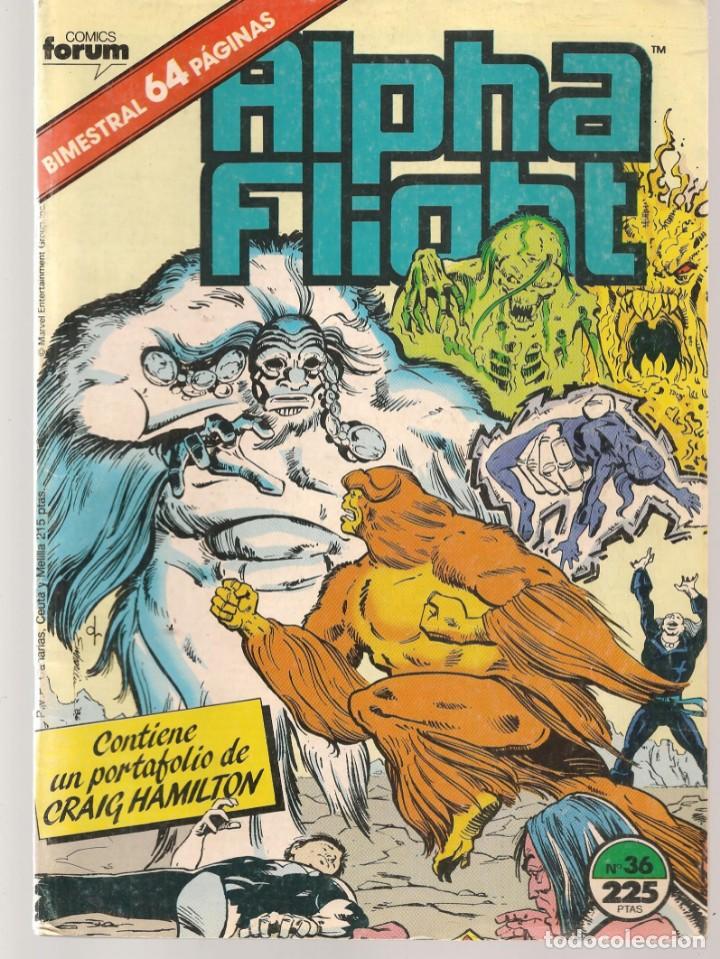 C&oacute;mics: ALPHA FLIGHT .N&ordm; 36. BIMENSUAL 64 P&Aacute;GINAS. FORUM (C/A3) - Foto 1