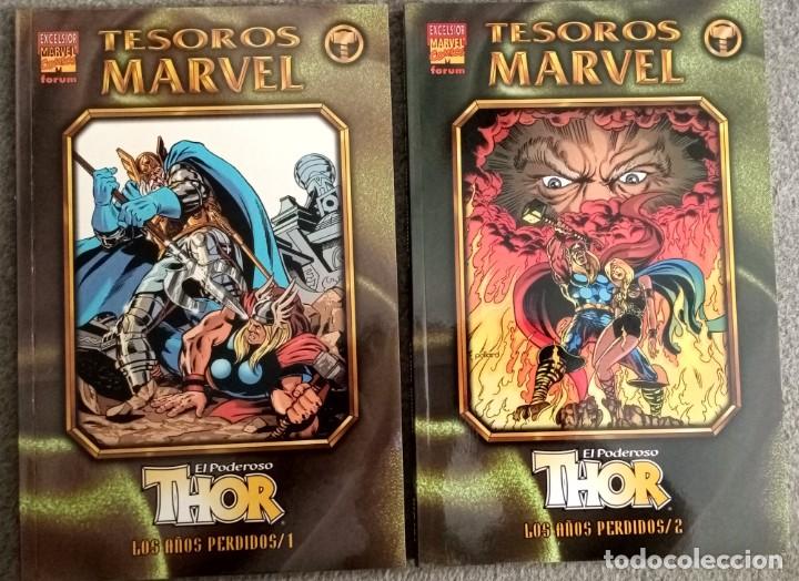 C&oacute;mics: TESOROS MARVEL: EL PODEROSO THOR - LOS A&Ntilde;OS PERDIDOS (2 tomos completa) - Foto 1
