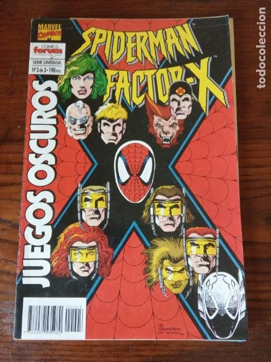 C&oacute;mics: JUEGOS OSCUROS SPIDERMAN FACTOR X. 3 TOMOS.COMPLETA FORUM. - Foto 4