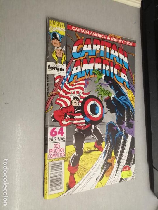 C&oacute;mics: CAPIT&Aacute;N AM&Eacute;RICA & MIGHTY THOR VOL. 2 N&ordm; 3 / MARVEL - FORUM - Foto 1