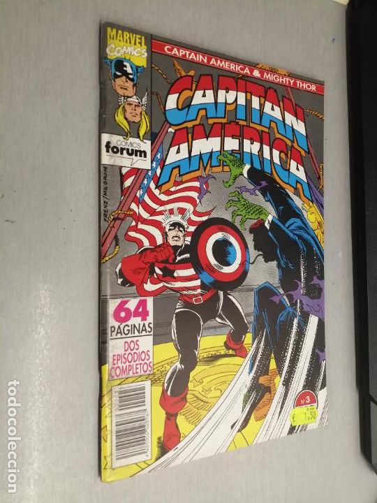 C&oacute;mics: CAPIT&Aacute;N AM&Eacute;RICA & MIGHTY THOR VOL. 2 N&ordm; 3 / MARVEL - FORUM - Foto 1