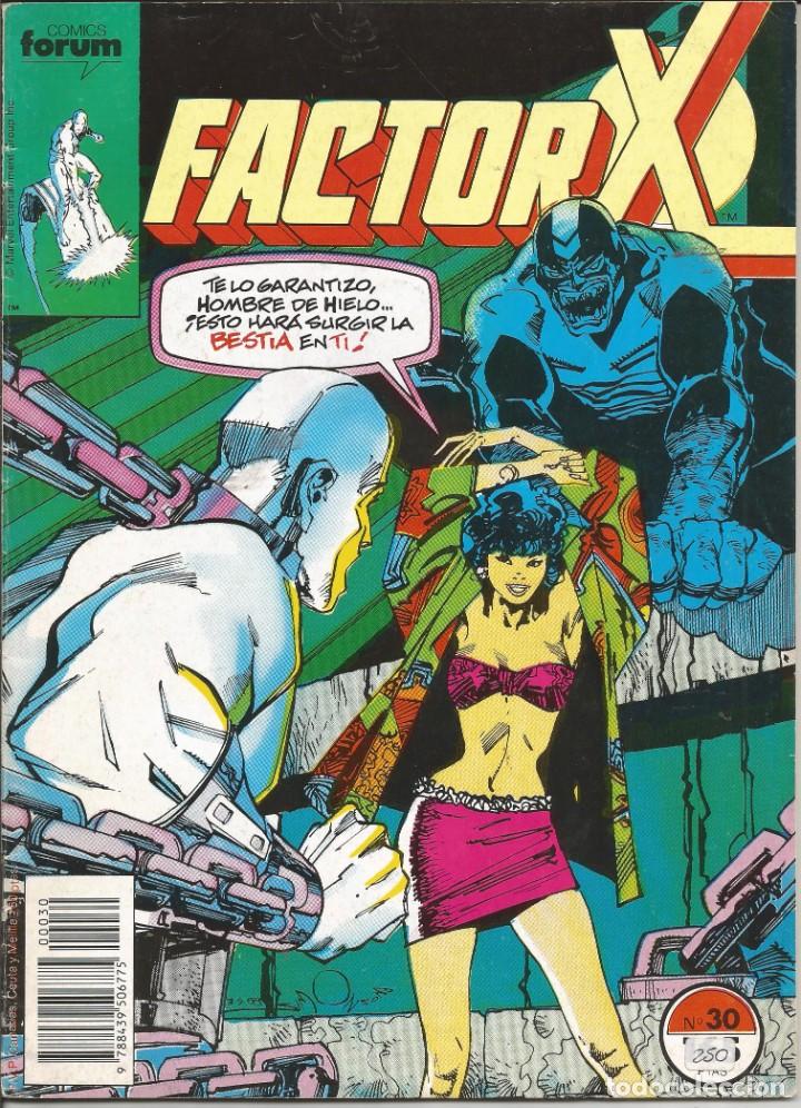 C&oacute;mics: FORUM - FACTOR X N&ordm; 30 A&ntilde;o 1989 Buen estado - Foto 1