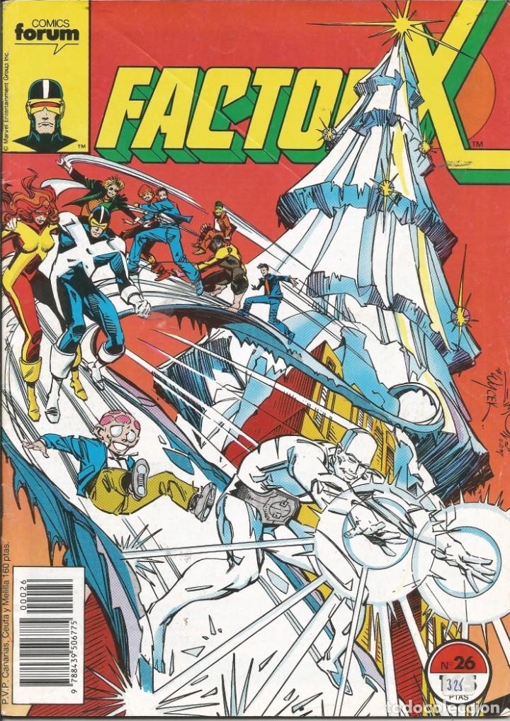 C&oacute;mics: FORUM - FACTOR X N&ordm; 26 A&ntilde;o 1989 Buen estado - Foto 1