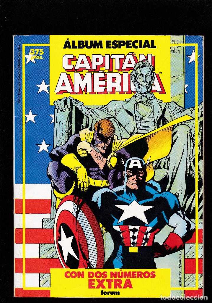 ALBUM ESPECIAL CAPITAN AMERICA - DOS NUMEROS ESPECIAL PRIMAVERA Y VERANO 87 - FORUM (Tebeos y Comics - Forum - Capitán América)