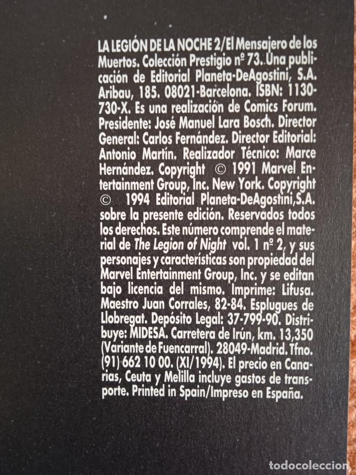 C&oacute;mics: LA LEGION DE LA NOCHE LIBRO 2- PRESTIGIO 73 FORUM - Foto 2