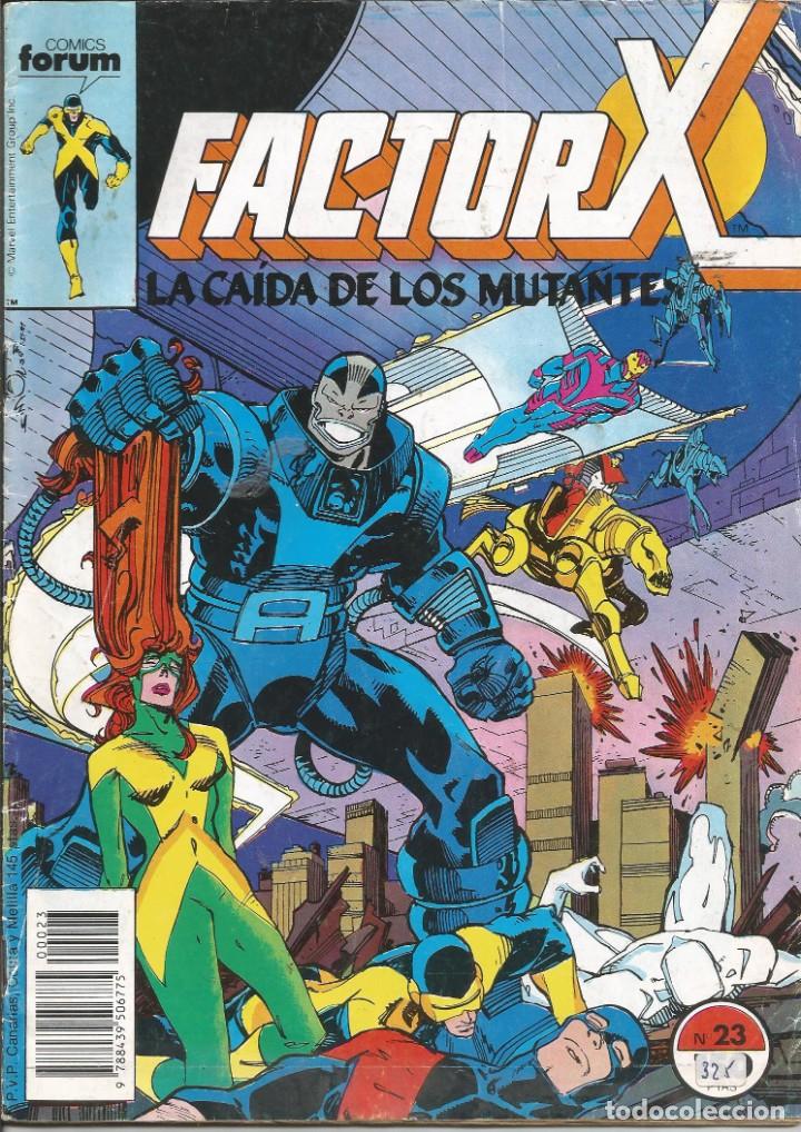 C&oacute;mics: FORUM - FACTOR X N&ordm; 23 A&ntilde;o 1989 Buen estado - Foto 1