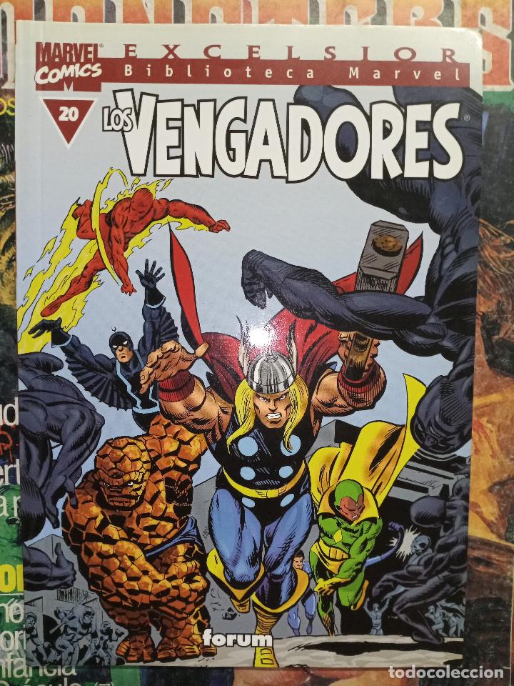 C&oacute;mics: Biblioteca Marvel. L&iacute;nea excelsior. Los vengadores 20 cj31 - Foto 1