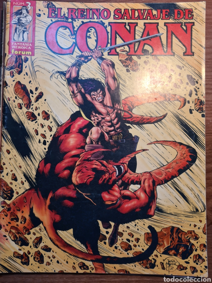 C&oacute;mics: EL REINO SALVAJE DE CONAN 4 EJEMPLARES - Foto 3