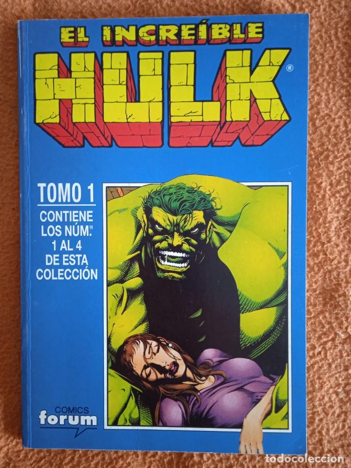 C&oacute;mics: EL INCREIBLE HULK 1-2-3-4 FORUM TOMO 1 - Foto 1