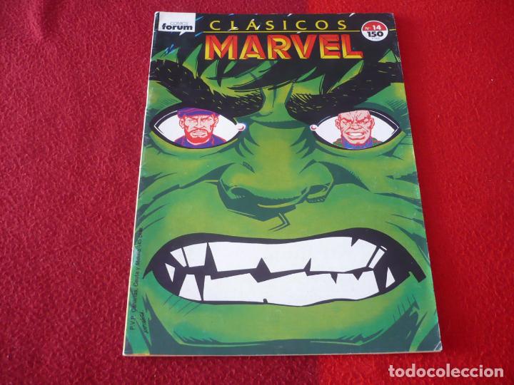 C&oacute;mics: CLASICOS MARVEL N&ordm; 14 HULK ( ROY THOMAS ) &iexcl;BUEN ESTADO! FORUM - Foto 1