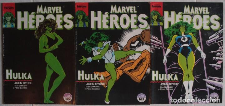 C&oacute;mics: Marvel Heroes Hulka / N&ordm; 36-37-38 / F&oacute;rum - ref.080 - Foto 1