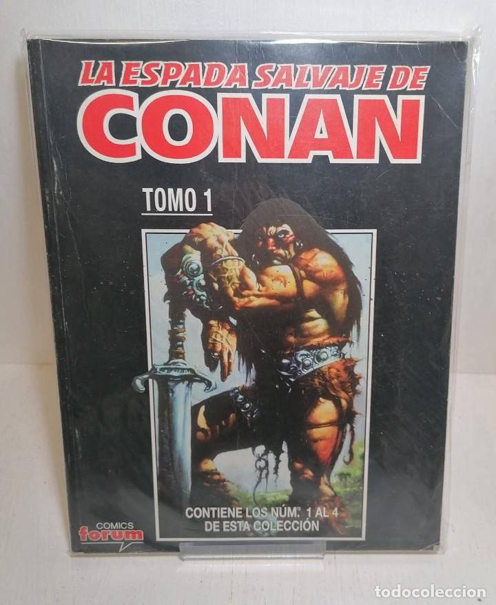 C&oacute;mics: Comic: &rdquo;La espada salvaje de Conan&rdquo; tomo 1 n&ordm; 1 al 4 edit. forum - Foto 1