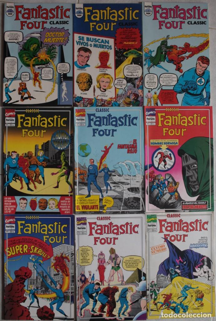 C&oacute;mics: Lote de 9 comics Classic Fantastic Four / N&ordm; 3 al 11 / Forum - ref.084 - Foto 1