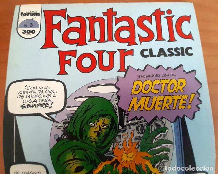 Cómics: FANTASTIC FOUR - CLASSIC - Nº 3: ¡ENCUENTRO CON EL DOCTOR MUERTE! - AÑO 1993 - PERFECTO ESTADO - Foto 2 - 285110203