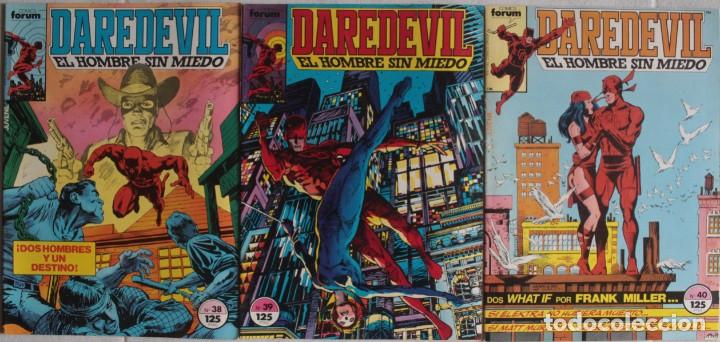 C&oacute;mics: Lote de 39 comics Daredevil / N&ordm; 1-3 al 40 / F&oacute;rum - ref.096 - Foto 5
