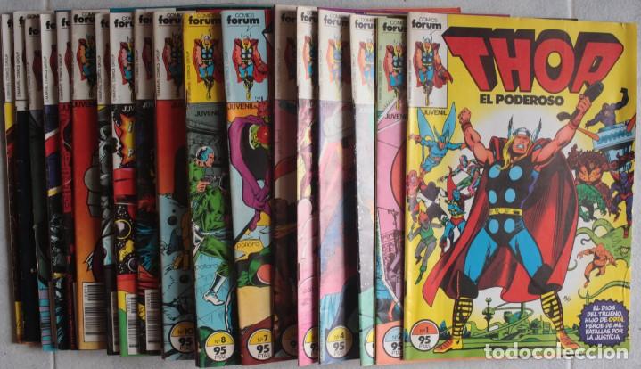 C&oacute;mics: Lote de 23 comics Thor / N&ordm; 1 al 23 / F&oacute;rum - ref.097 - Foto 1