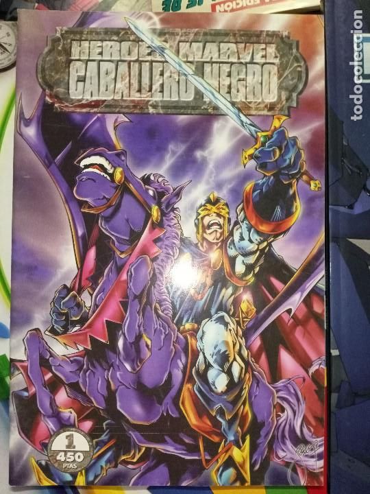 C&oacute;mics: H&eacute;roes Marvel Caballero Negro cj48 - Foto 1