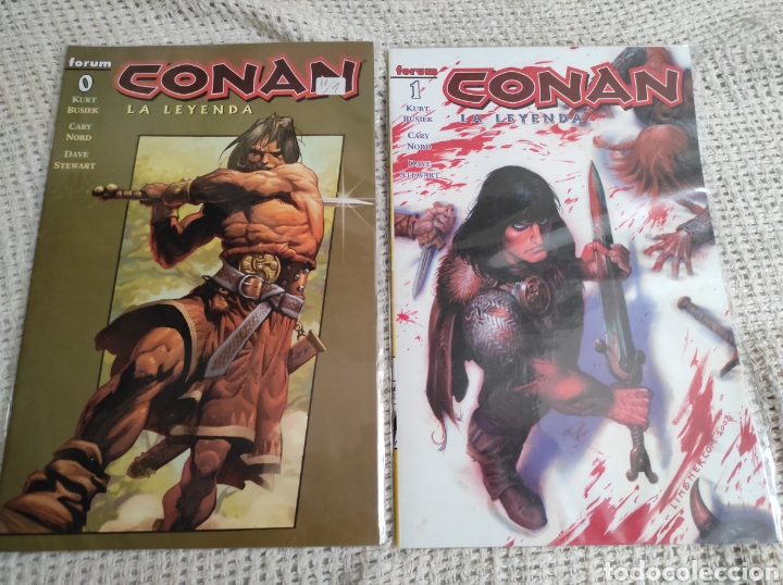 C&oacute;mics: CONAN LA LEYENDA , LOTE DE 2 EJEMPLARES ( N&ordm; 0 , 1 ) - Foto 1