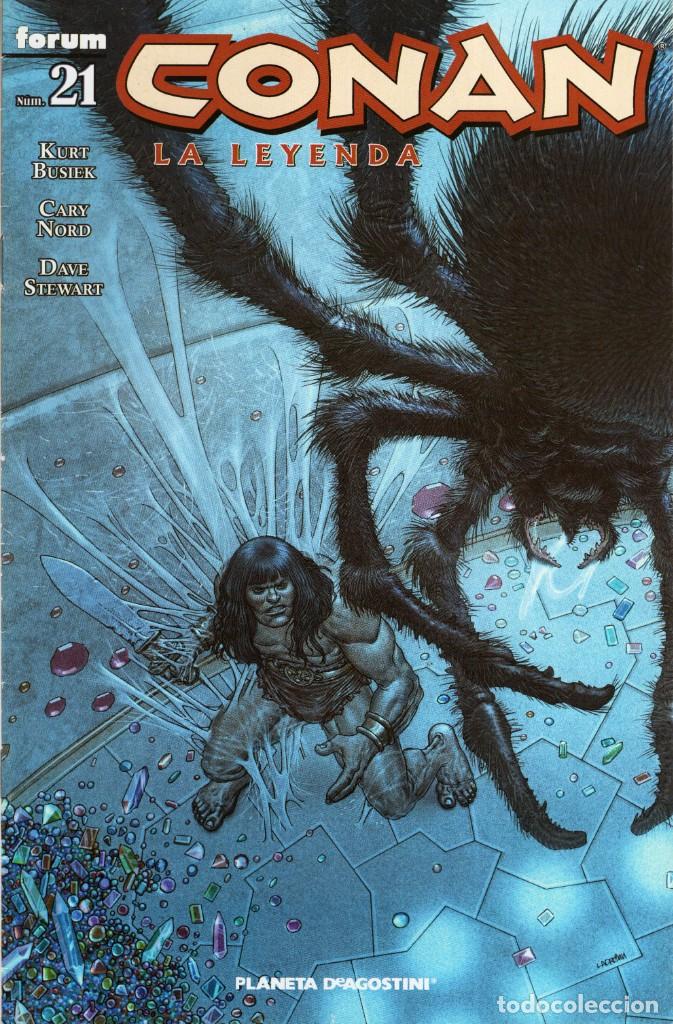 C&oacute;mics: CONAN LA LEYENDA N&ordm; 21 - FORUM - ESTADO EXCELENTE. - Foto 1
