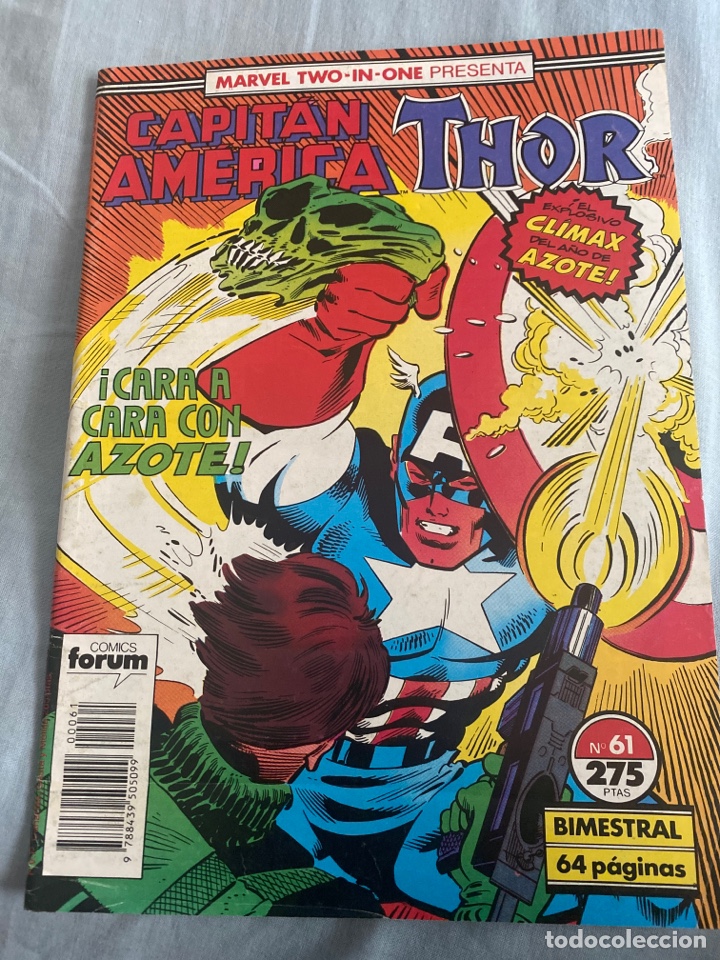 C&oacute;mics: Capit&aacute;n America/Thor n&uacute;mero 61 - Foto 1