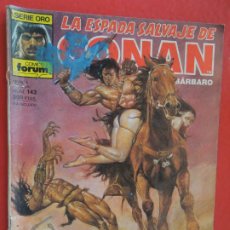 Cómics: LA ESPADA SALVAJE DE CONAN EL BÁRBARO - SERIE ORO - COMICS FORUM - Nº 143 - PLANETA 1994.. Lote 287850198