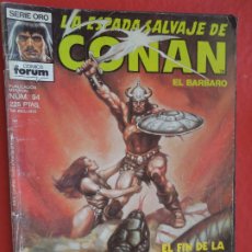 Cómics: LA ESPADA SALVAJE DE CONAN EL BÁRBARO - SERIE ORO - COMICS FORUM - Nº 94 - PLANETA 1989.. Lote 287853268