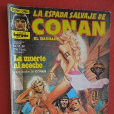 Cómics: LA ESPADA SALVAJE DE CONAN EL BÁRBARO - SERIE ORO - COMICS FORUM - Nº 81 - PLANETA 1988.. Lote 287854353
